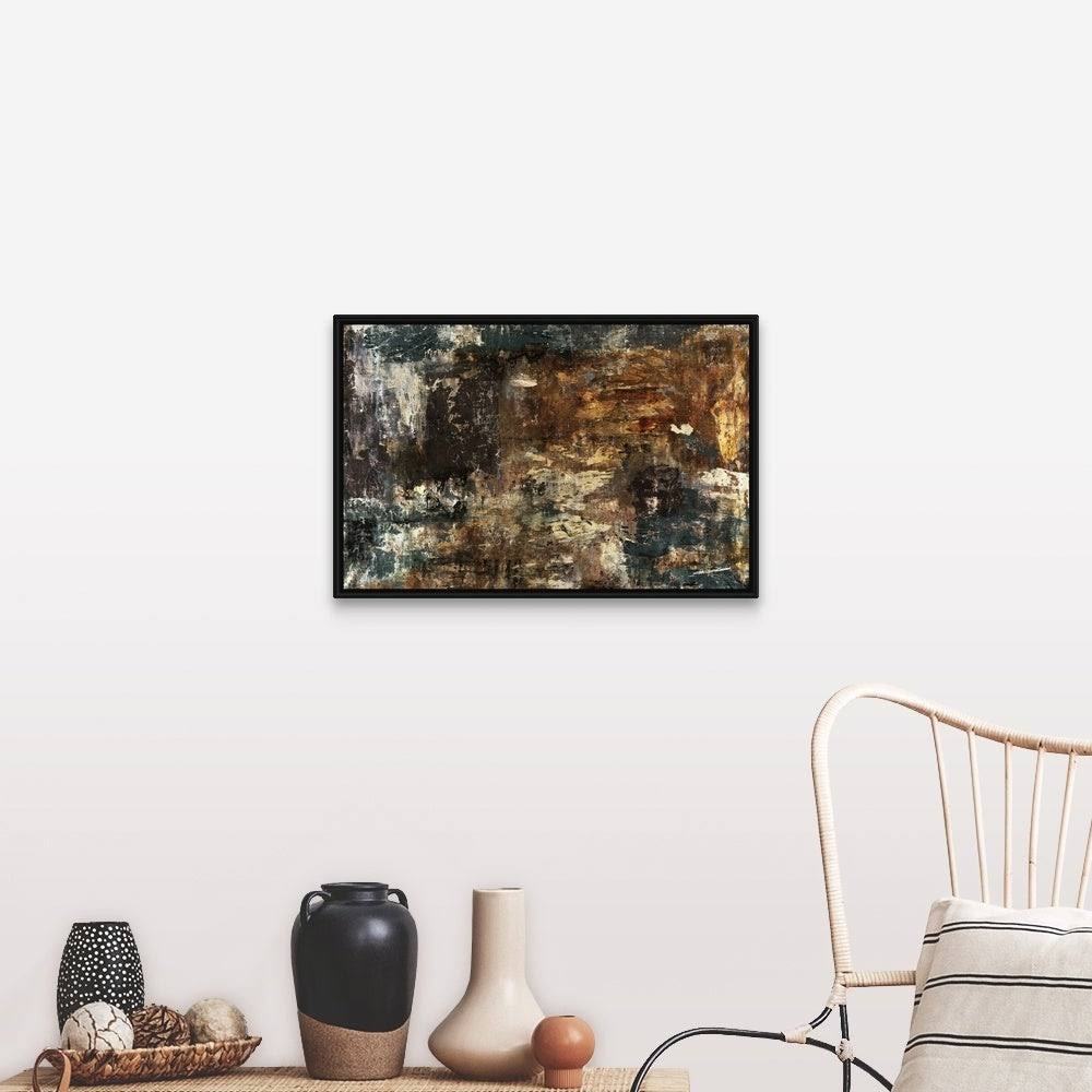 Black Float Frame Canvas Art - 30 x 20 Q627