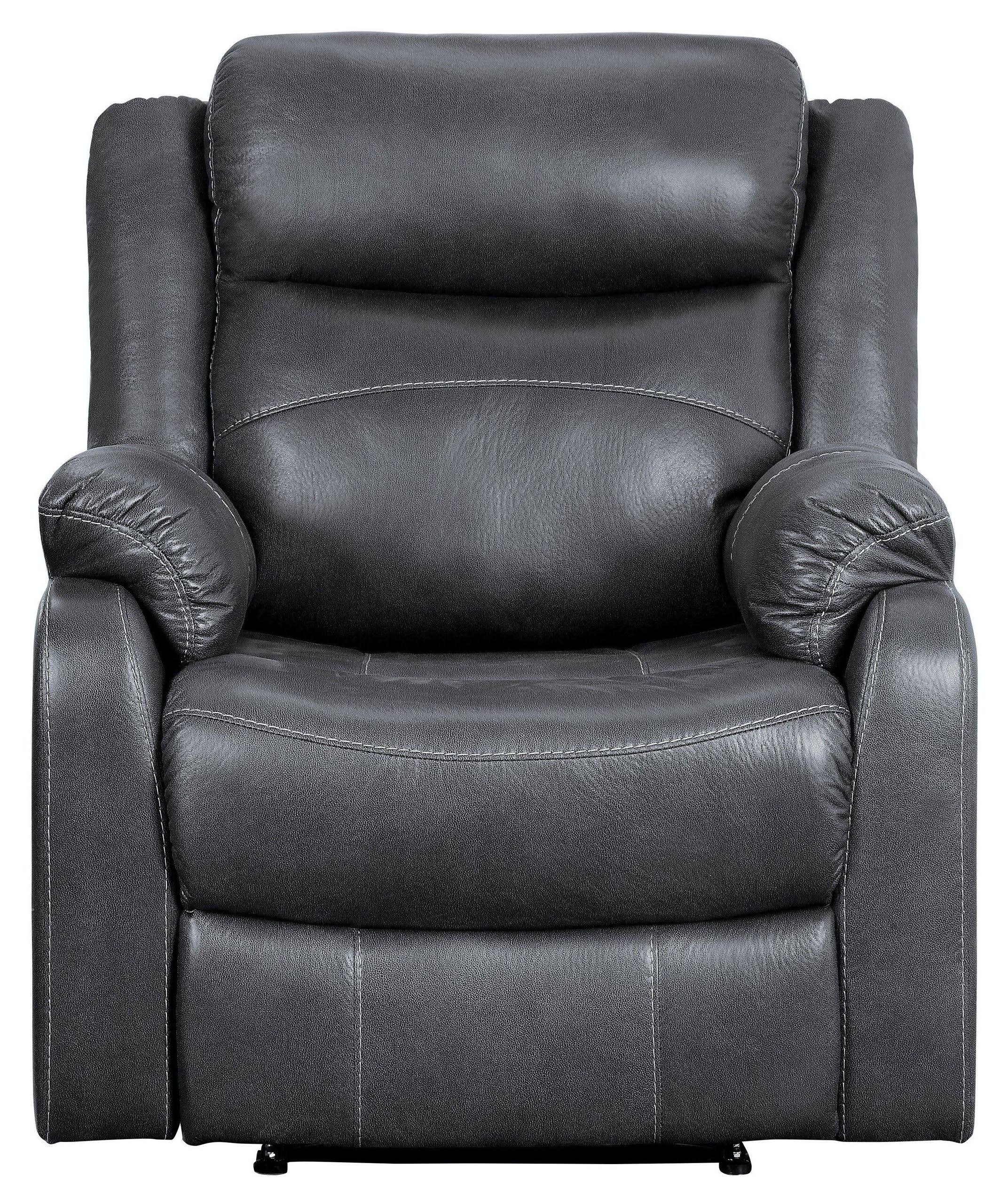 Dark Gray Lay Flat Reclining Chair L949
