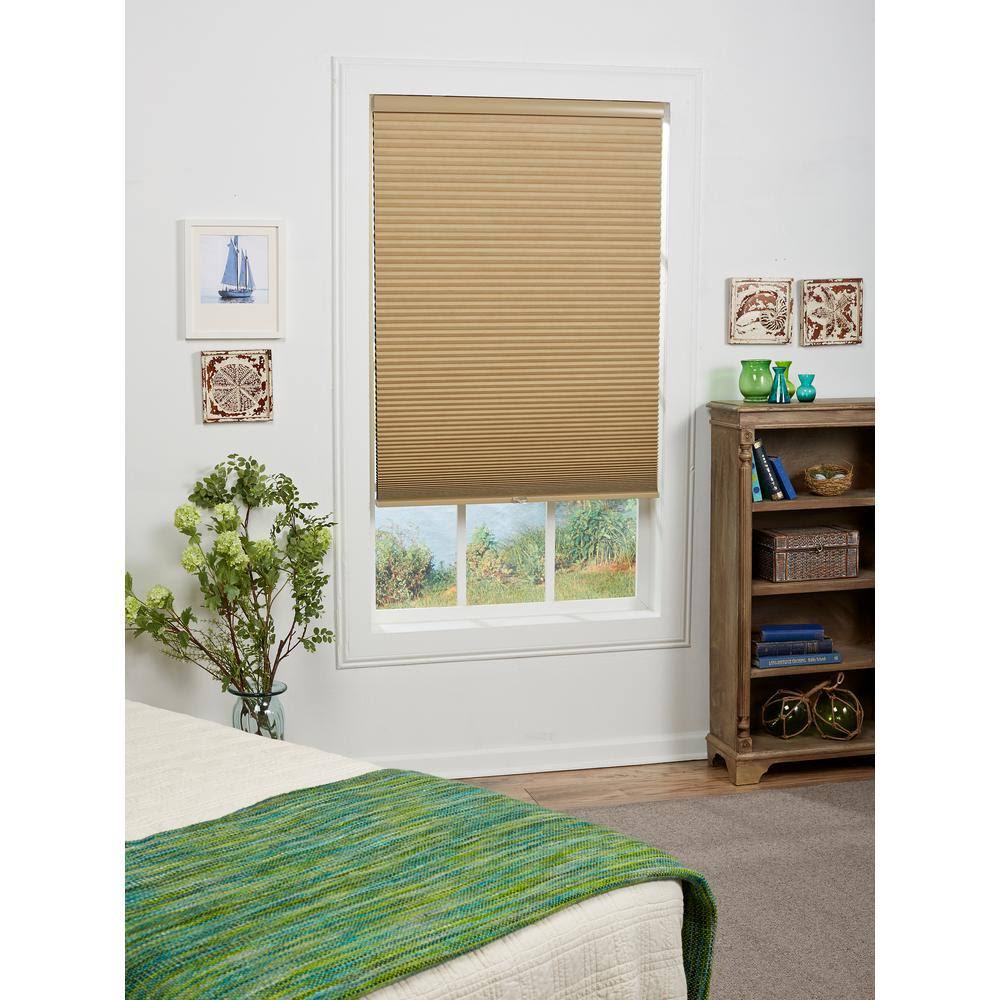 Khaki 1.5in. Blackout Cordless Cellular Shade 72in. W x 48in. L D126