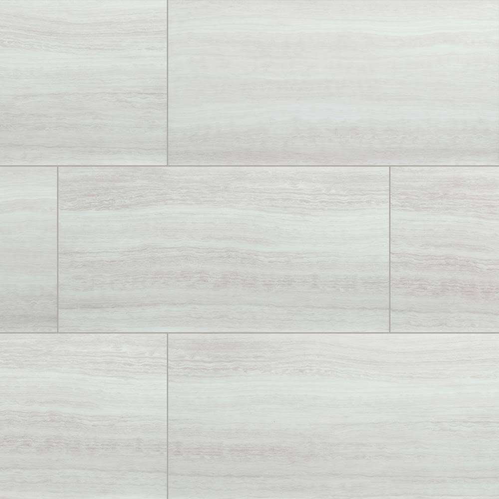 White Ocean Rigid Core Luxury Vinyl Tile Flooring I78004