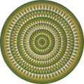 Vintage Vinyl Bulls Eye Round Folk Art Museum J929403