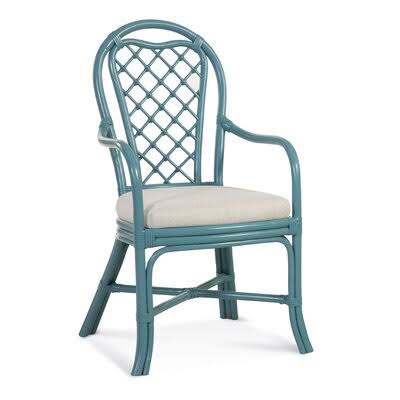 Navy Textured Arm Chair (Set of 2) D72076