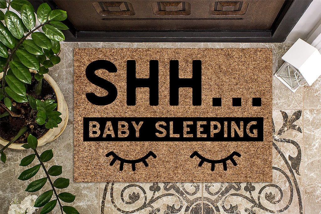 Funny Door Mat Rug for New Mom I1060
