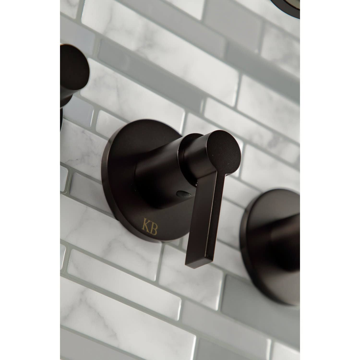 Three Handle Tub and Shower Faucet L537