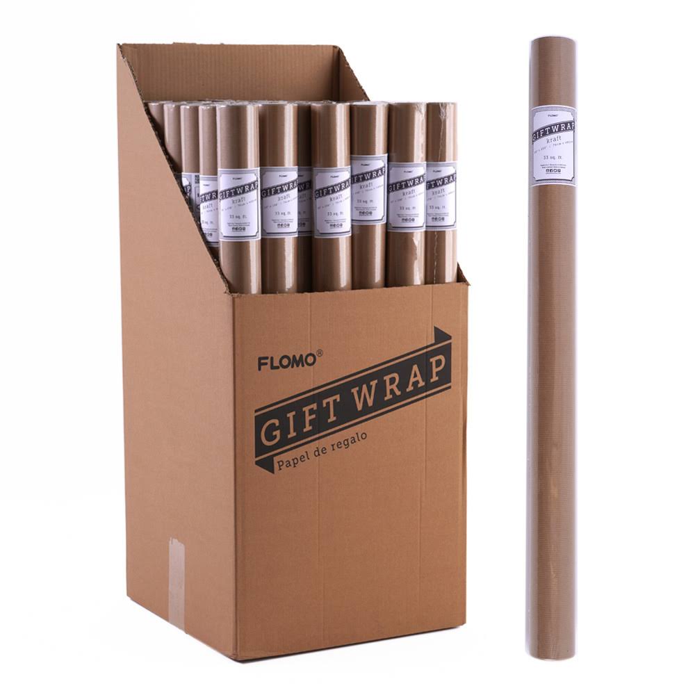 33 Solid Brown Kraft Wrapping Paper Case of 36 R381128