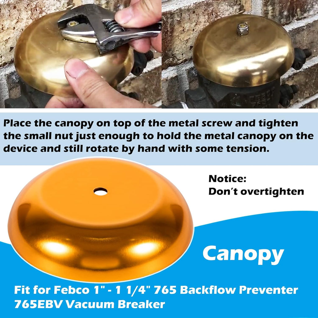 Bonnet and Poppet Repair Kit & Check Valve Assembly Repair Kit & Canopy for 765 Backflow Preventer and Vacuum Breaker V447