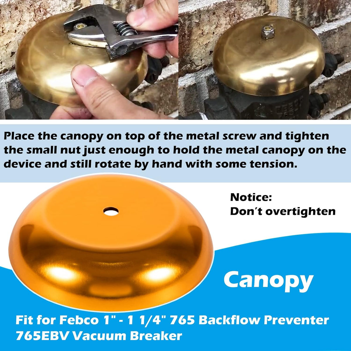 Bonnet and Poppet Repair Kit & Check Valve Assembly Repair Kit & Canopy for 765 Backflow Preventer and Vacuum Breaker V447