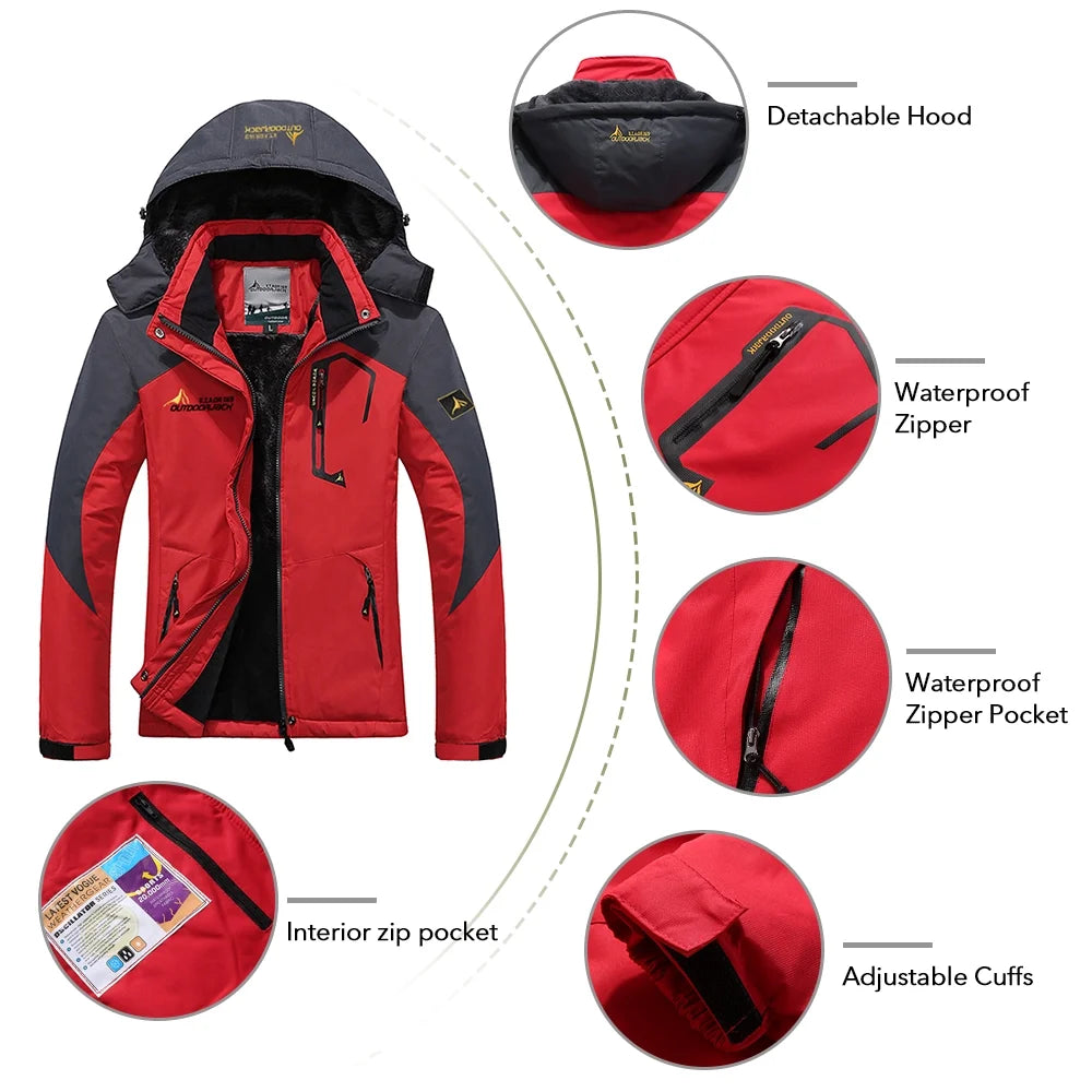 Waterproof Shell Ski Jacket D300