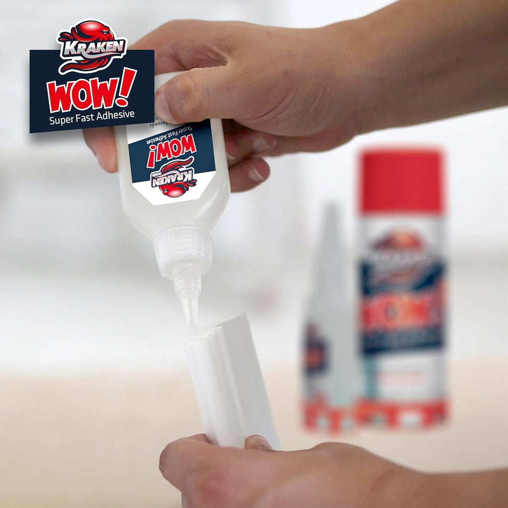 24x3.50 oz CA Glue with 24x13.50 fl oz Spray Adhesive Activator F283