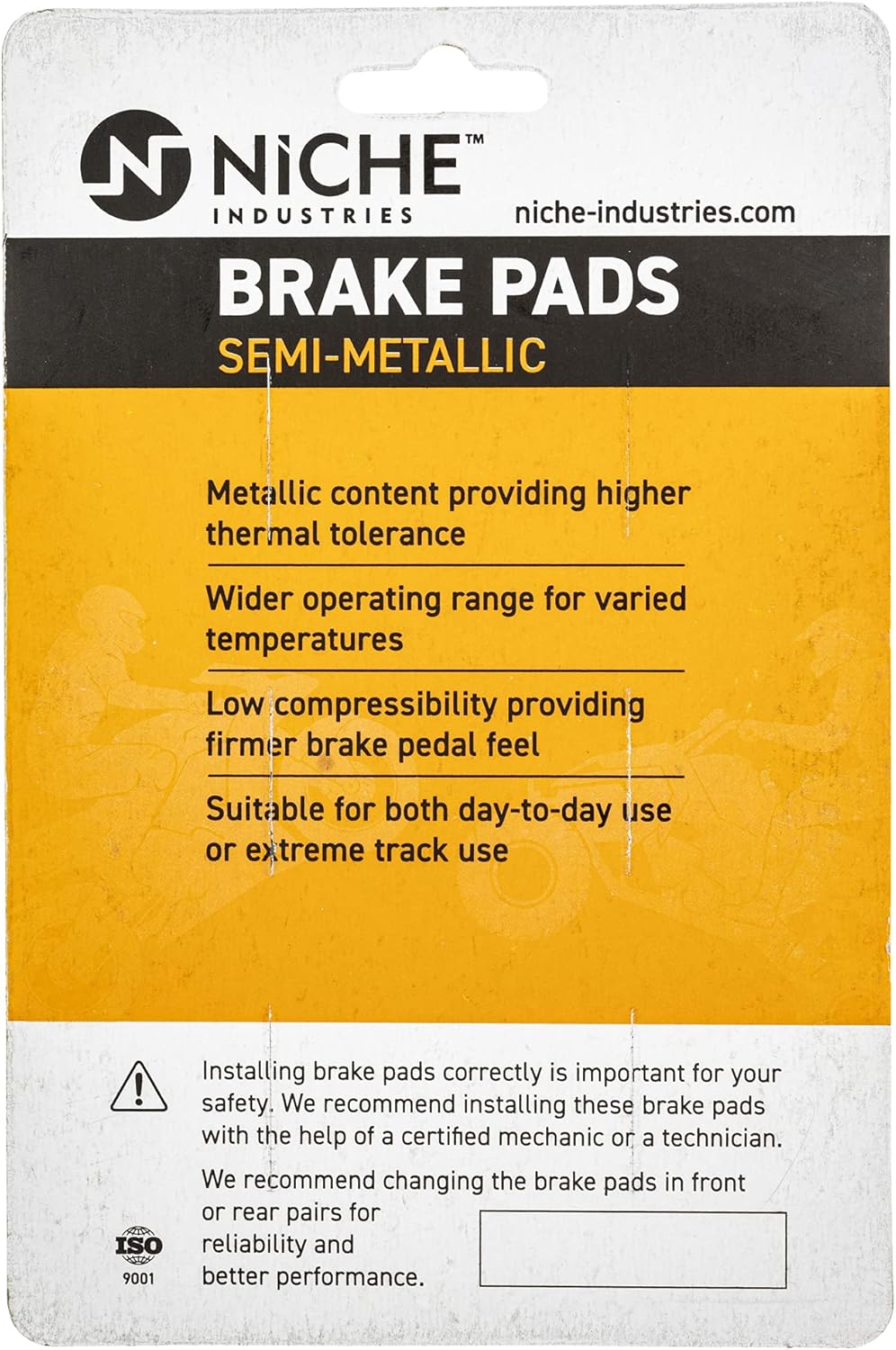 Semi-Metallic Brake Pad Set Pack of 2 N40559
