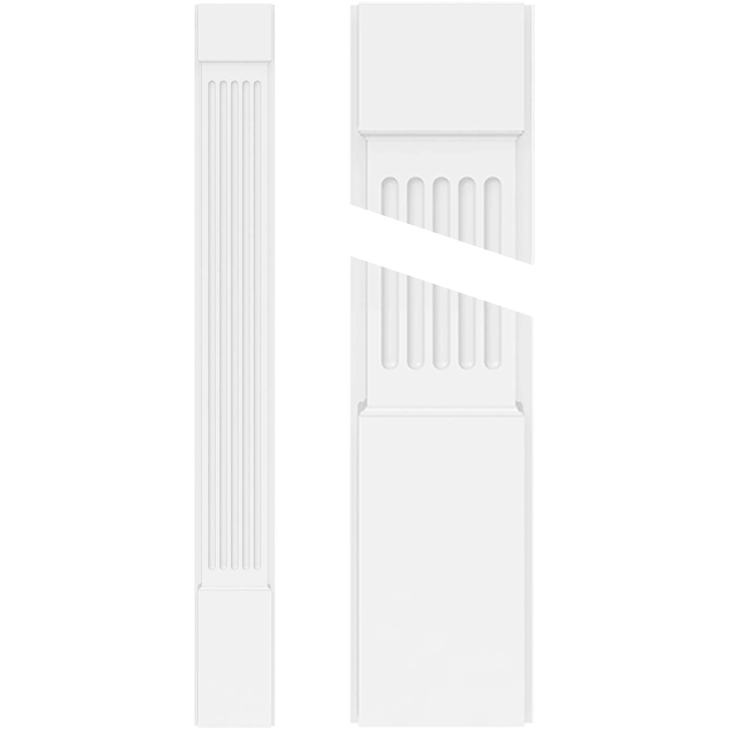 Fluted PVC Pilaster (Pair) C377415