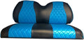 SkyBlue Diamond Stitching Front Seat Covers V598835