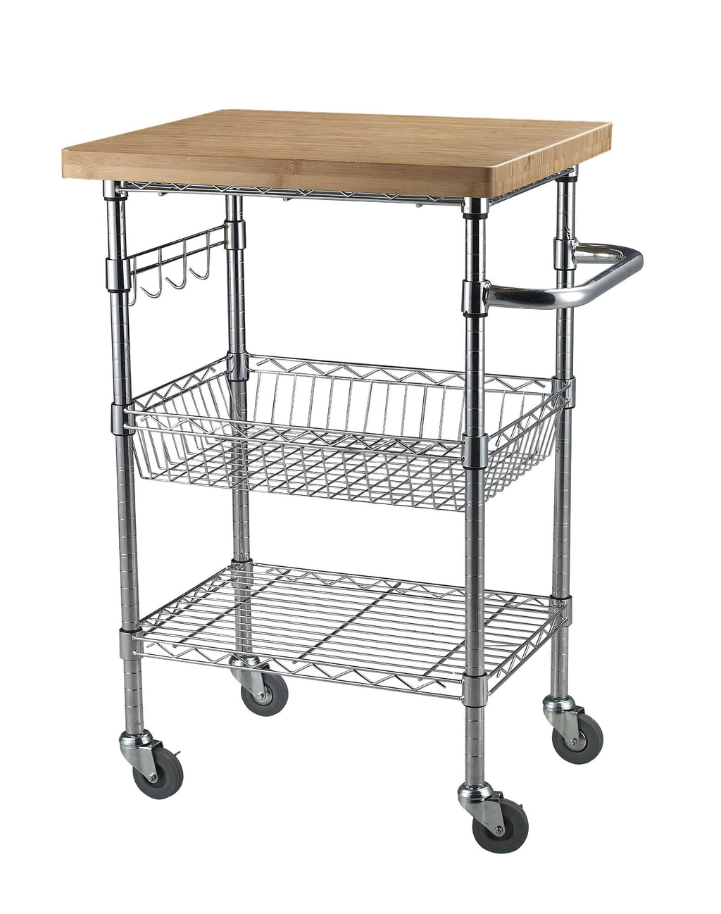 Bamboo Top Wire Cart L95563
