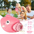 Pink Electric Automatic Bubble Blaster Toy M19143
