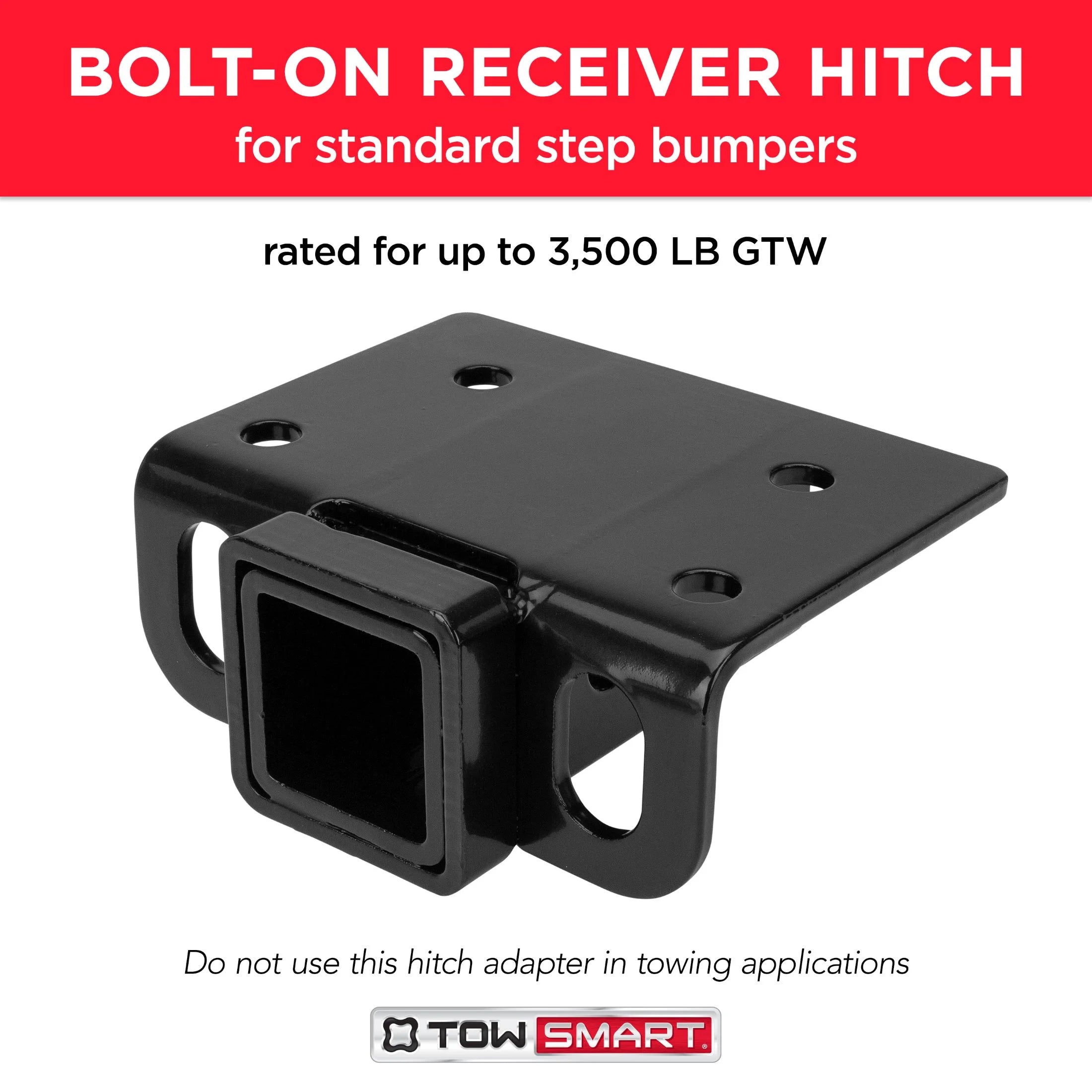 Black Class II Step Bumper Receiver Hitch G51865