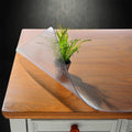 30 x 50 inch Frosted PVC Table Cover Protector F182884