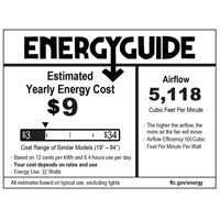 54x22 Indoor LED Ceiling Fan U505493