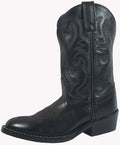 Black Leather Western Boots T772