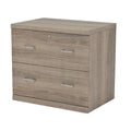 2-Drawer Washed Oak Lateral File Cabinet Q28435