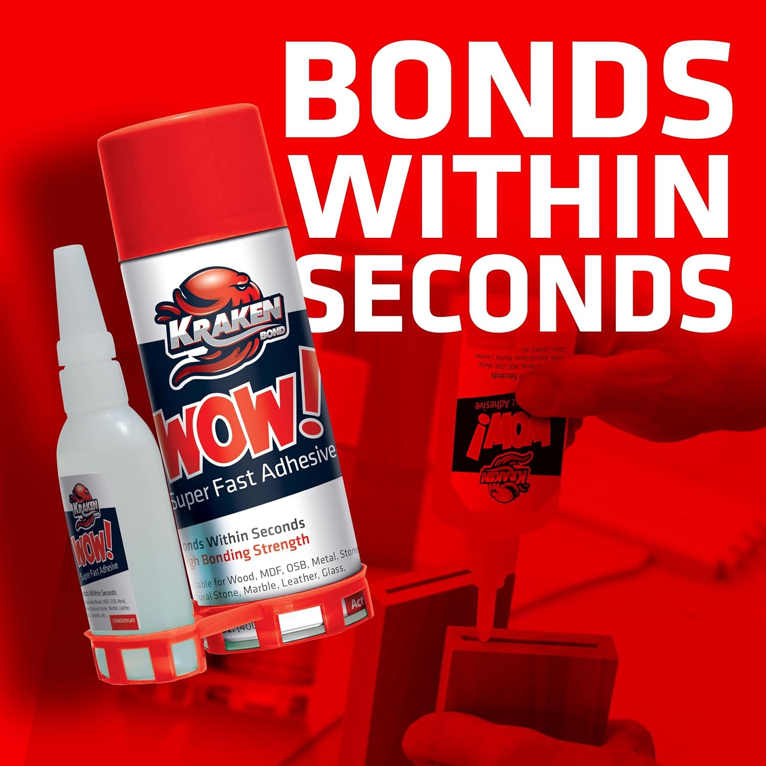 24x3.50 oz CA Glue with 24x13.50 fl oz Spray Adhesive Activator F283