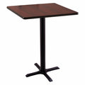 Black Table with Square Top D635570