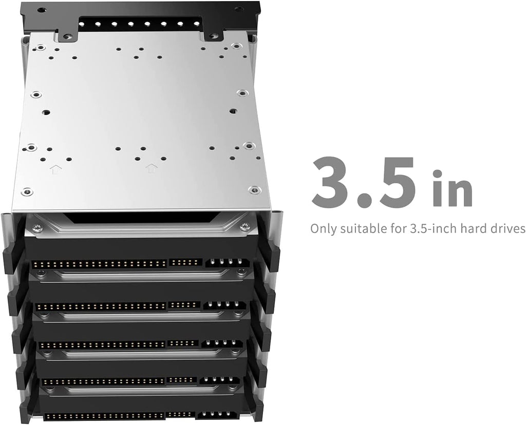 Alloy Steel Hard Drive Cage Rack with Fan Space W6361