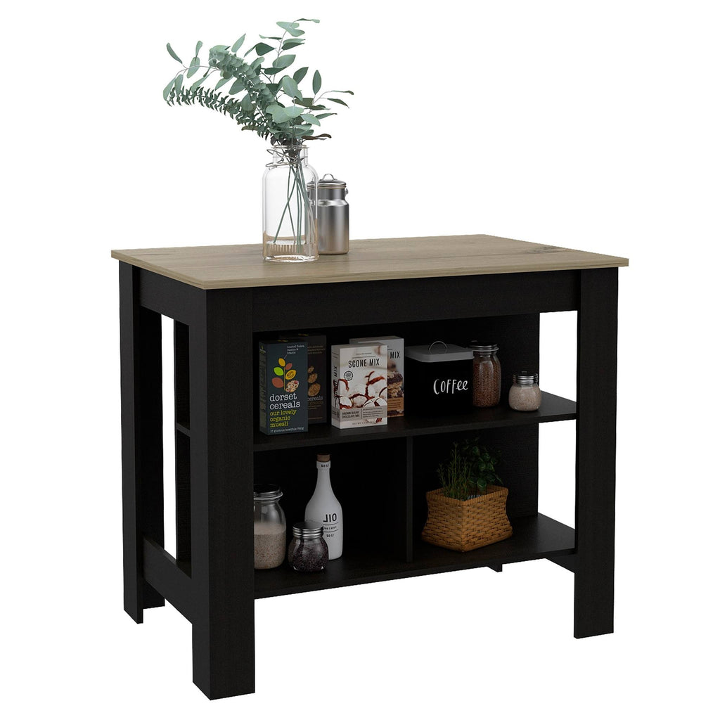 White Light-Oak Kitchen Island N689056