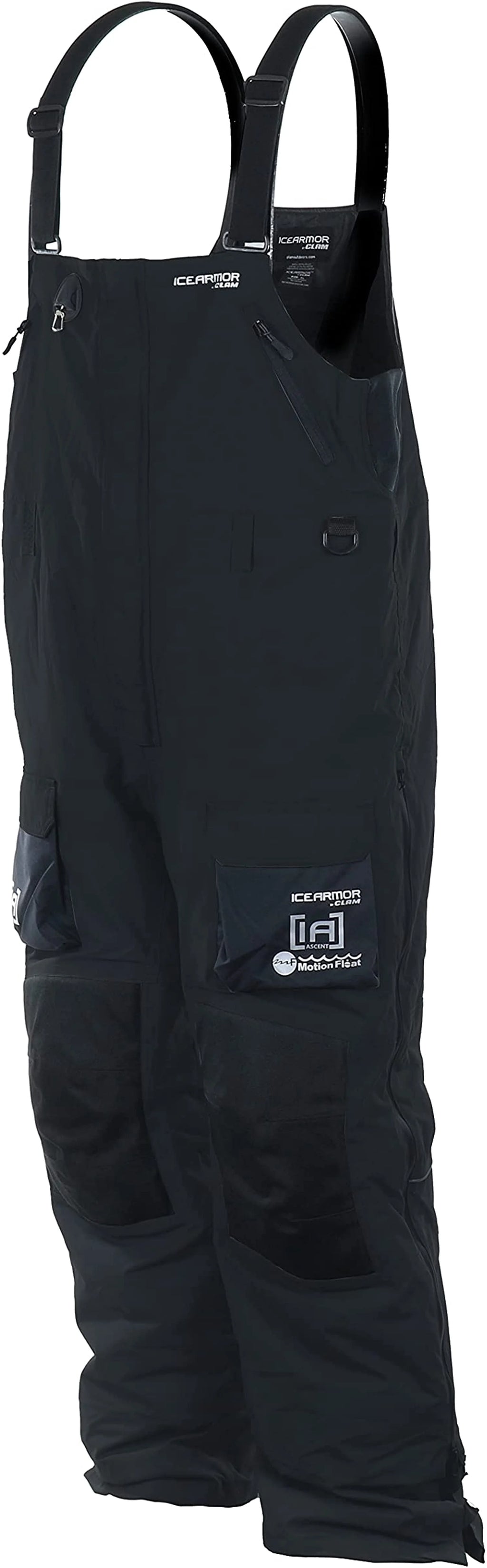 Black Medium Waterproof Ice Fishing Bibs Y748