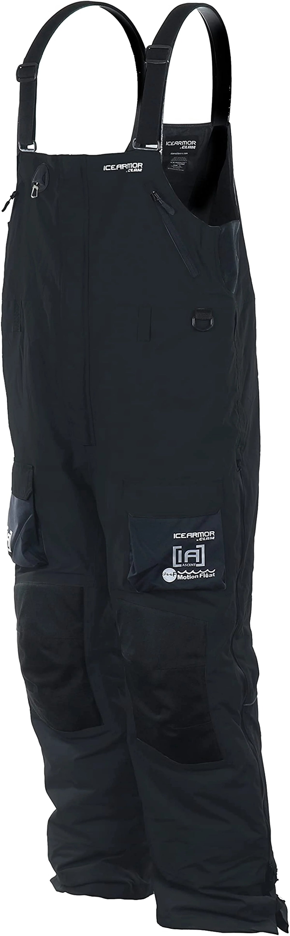 Black Medium Waterproof Ice Fishing Bibs Y748