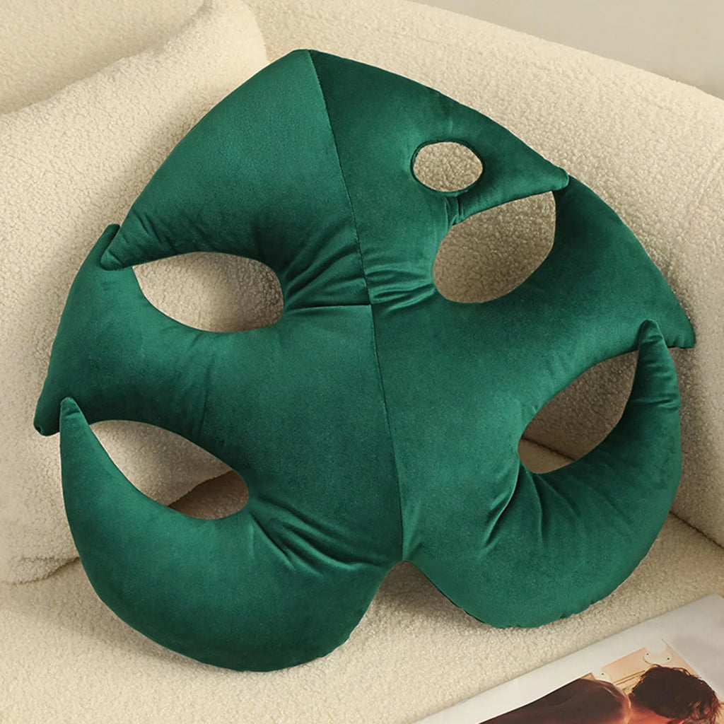 Leaf Throw Pillow Plant Leaves Cushion E567043