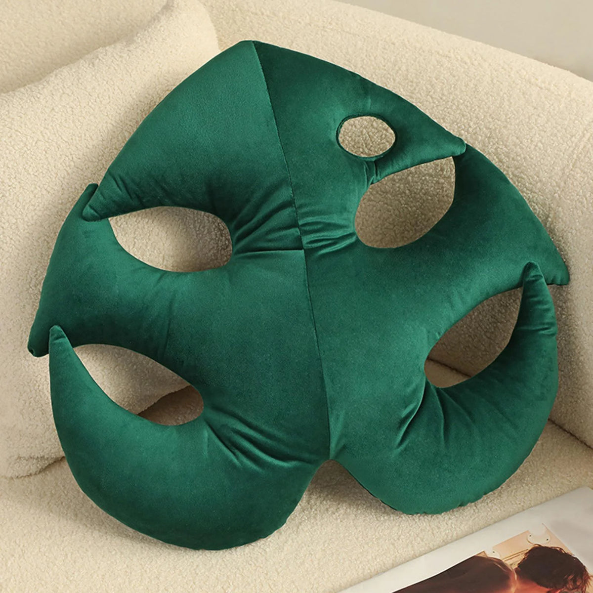 Leaf Throw Pillow Plant Leaves Cushion E567043