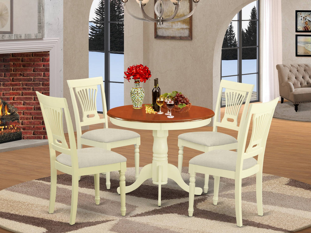 5 PC Kitchen Table Set with 4 Chairs U748