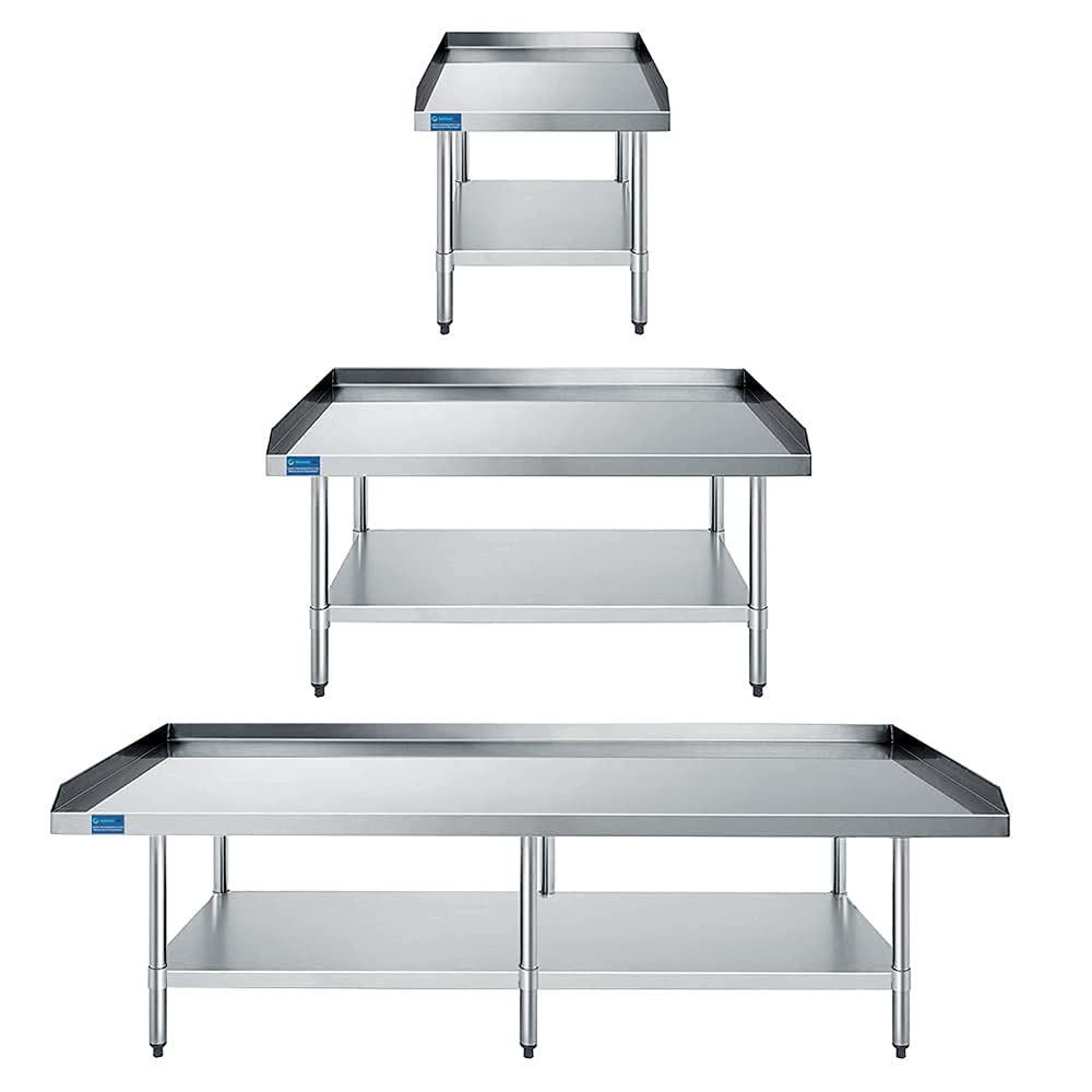 Stainless Steel Equipment Stand, 25, Heavy Duty Grill Table B465633