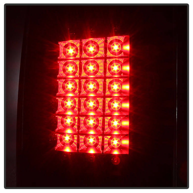 Black C Shape LED Tail Lights D6721