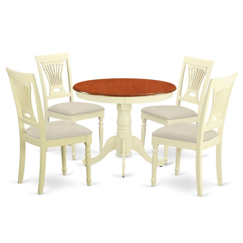 5 PC Kitchen Table Set with 4 Chairs U748