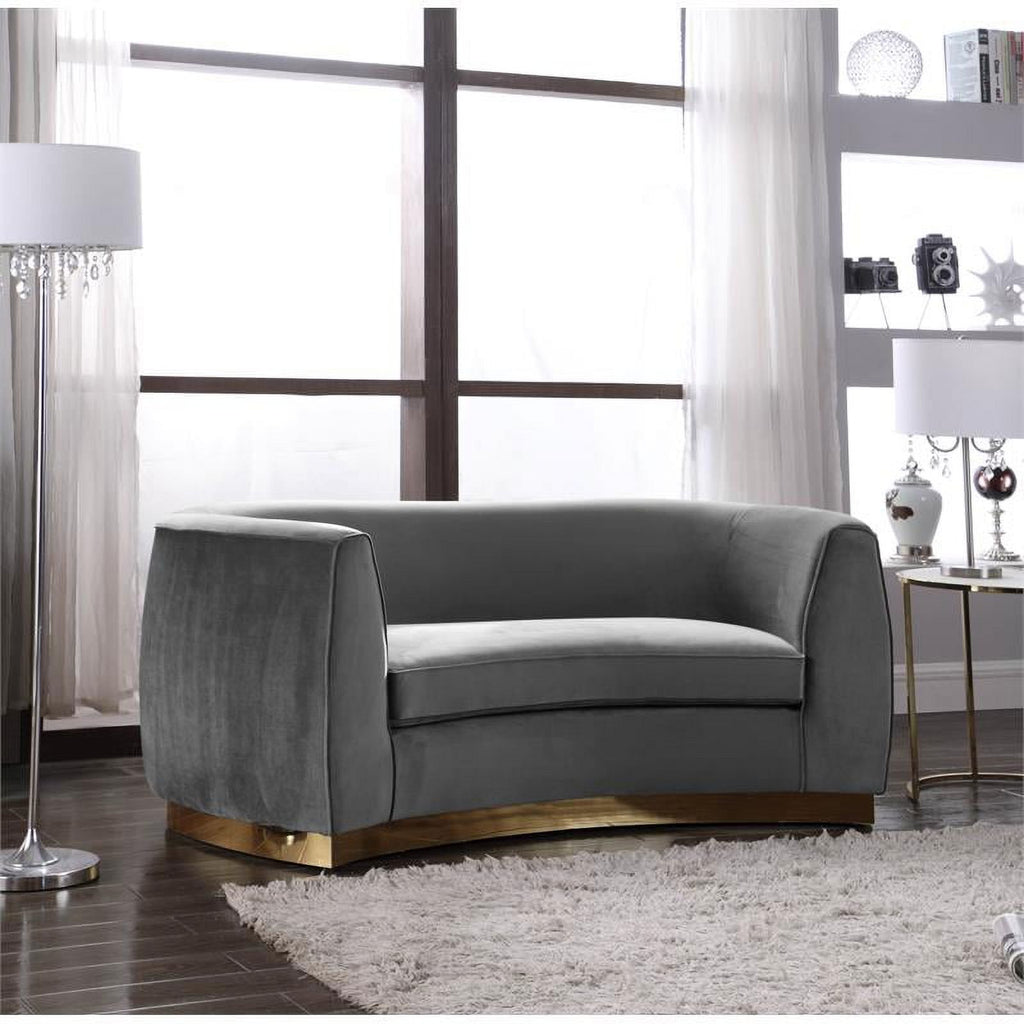 Contemporary Loveseat and Sofa P1373