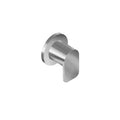 Two Way Diverter Valve Round Trim Plate with Lever Handle in Architectural Black A104017