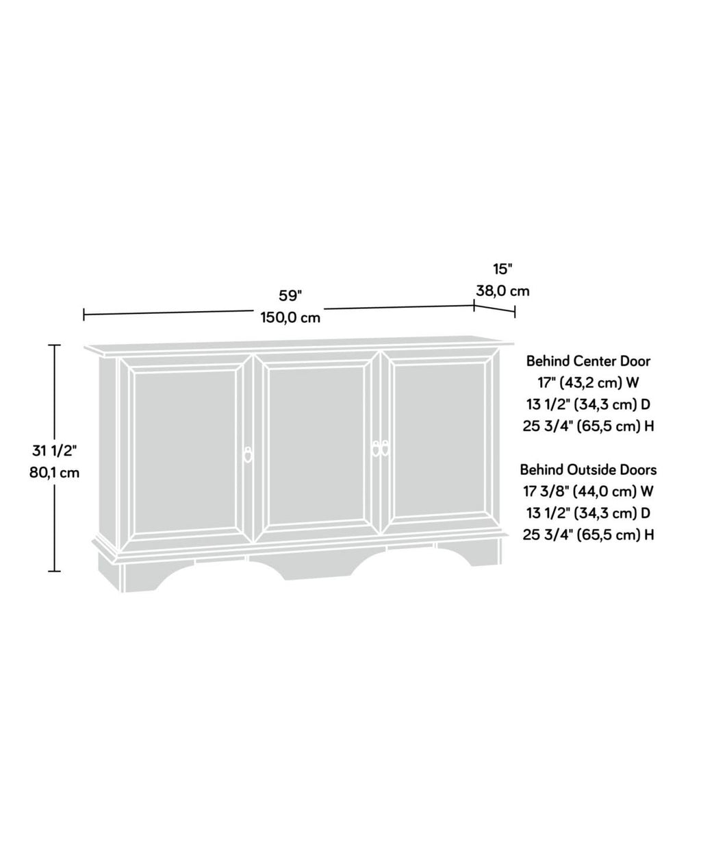 Curado Cherry Storage Cabinet T809682
