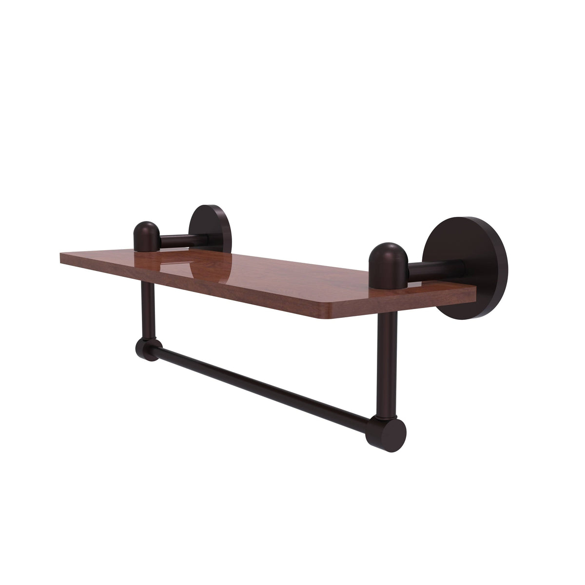Solid IPE Ironwood Shelf with Integrated Towel Bar X54350