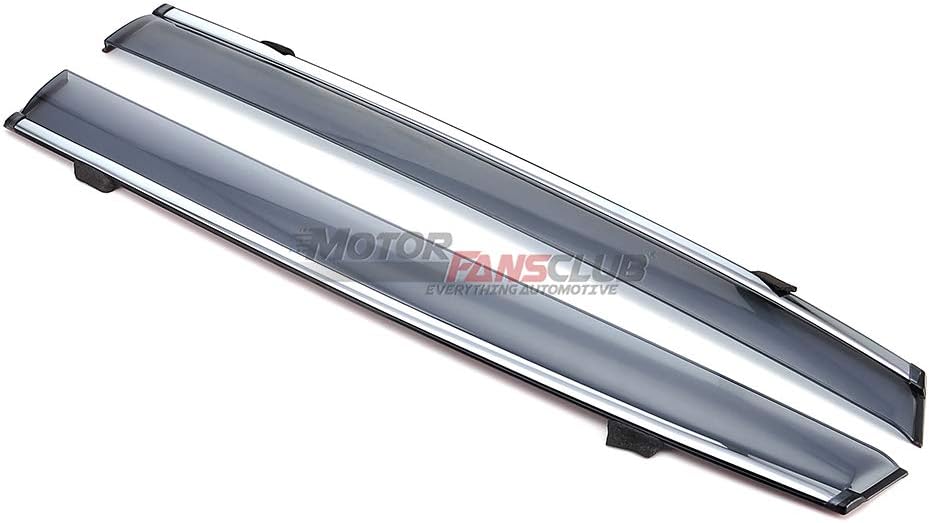 4pcs Smoke Tint PVC Window Visor Rain Guard for Acura MDX 2014-2017 O5095