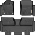 Black TPE Floor Liners for Toyota Tundra CrewMax Cab L621