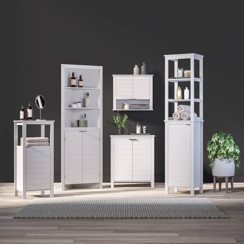 White 2 Door Floor Cabinet Q528799