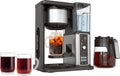 Black 12-cup Drip Coffee Maker with Single Serve Brewing L960616