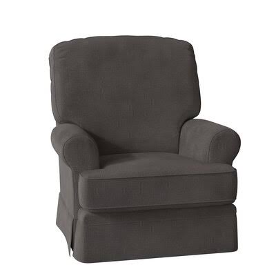 Mocha Gray Velvet Manual Club Recliner K96671