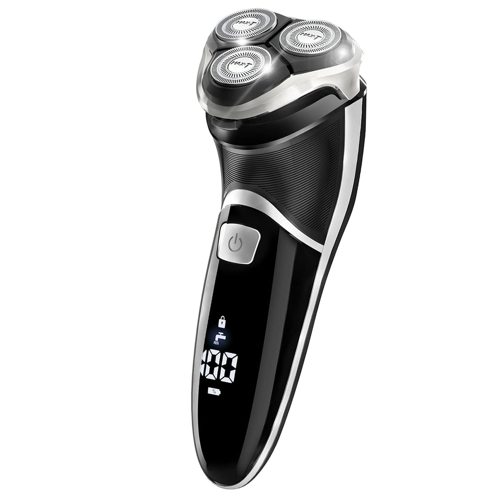 Electric Shaver Razor with Pop Up Trimmer and LED Display, IPX7 Waterproof B167