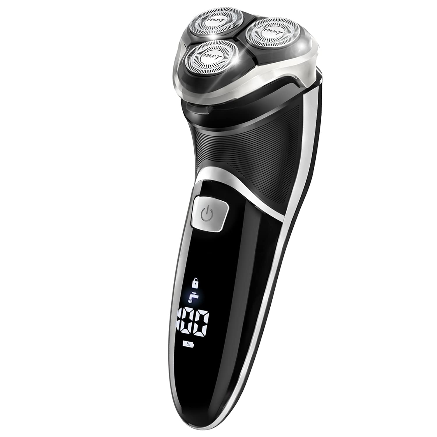 Electric Shaver Razor with Pop Up Trimmer and LED Display, IPX7 Waterproof B167