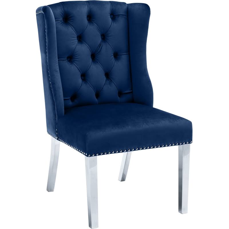 Navy Velvet Dining Chair (Set of 2) M541997