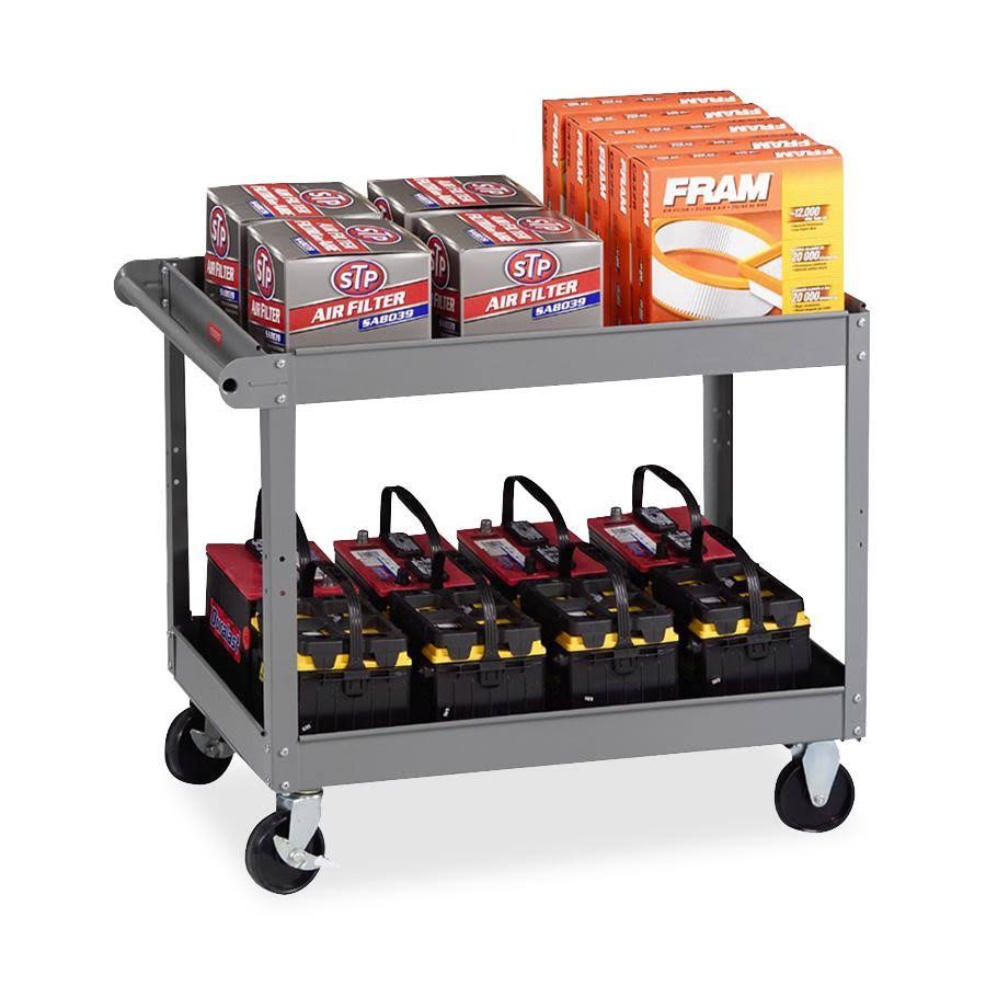 Gray Metal Cart J199