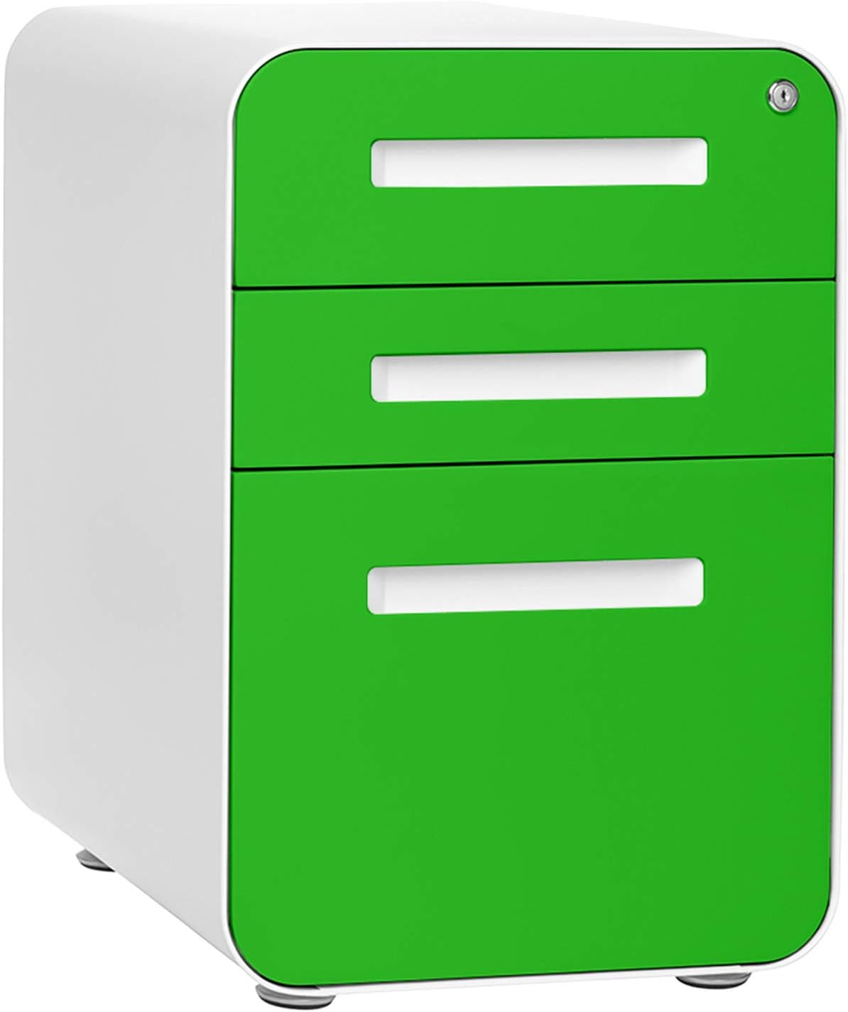 3-Drawer Mobile File Cabinet, Dark Grey V152