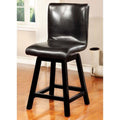 Black Counter Height Chairs Set of 2 W253559
